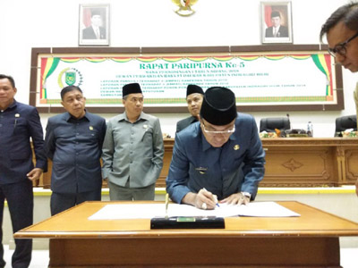 Paripurna Masa Sidang I Tahun 2018, 6 Ranperda Disahkan Menjadi Perda